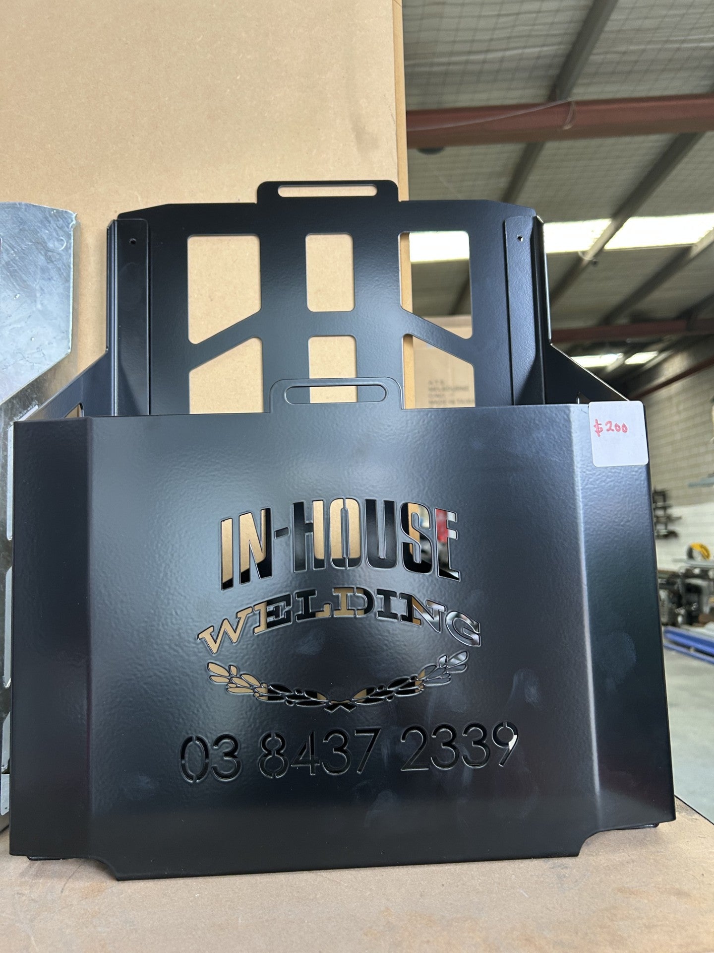 Black Jerry Can Holder- pick up in store