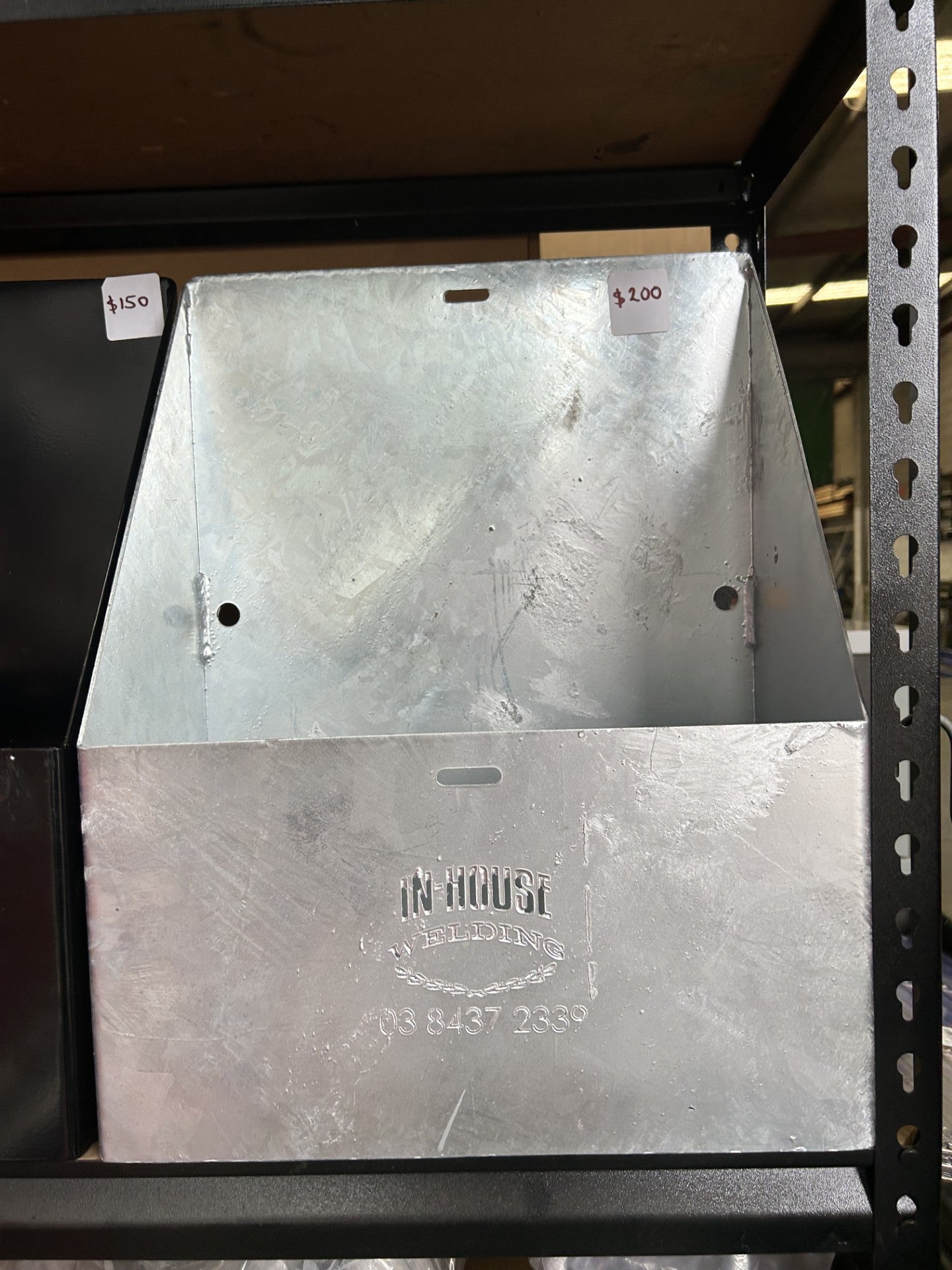 Galvanised Jerry Can Holder- pick up in store