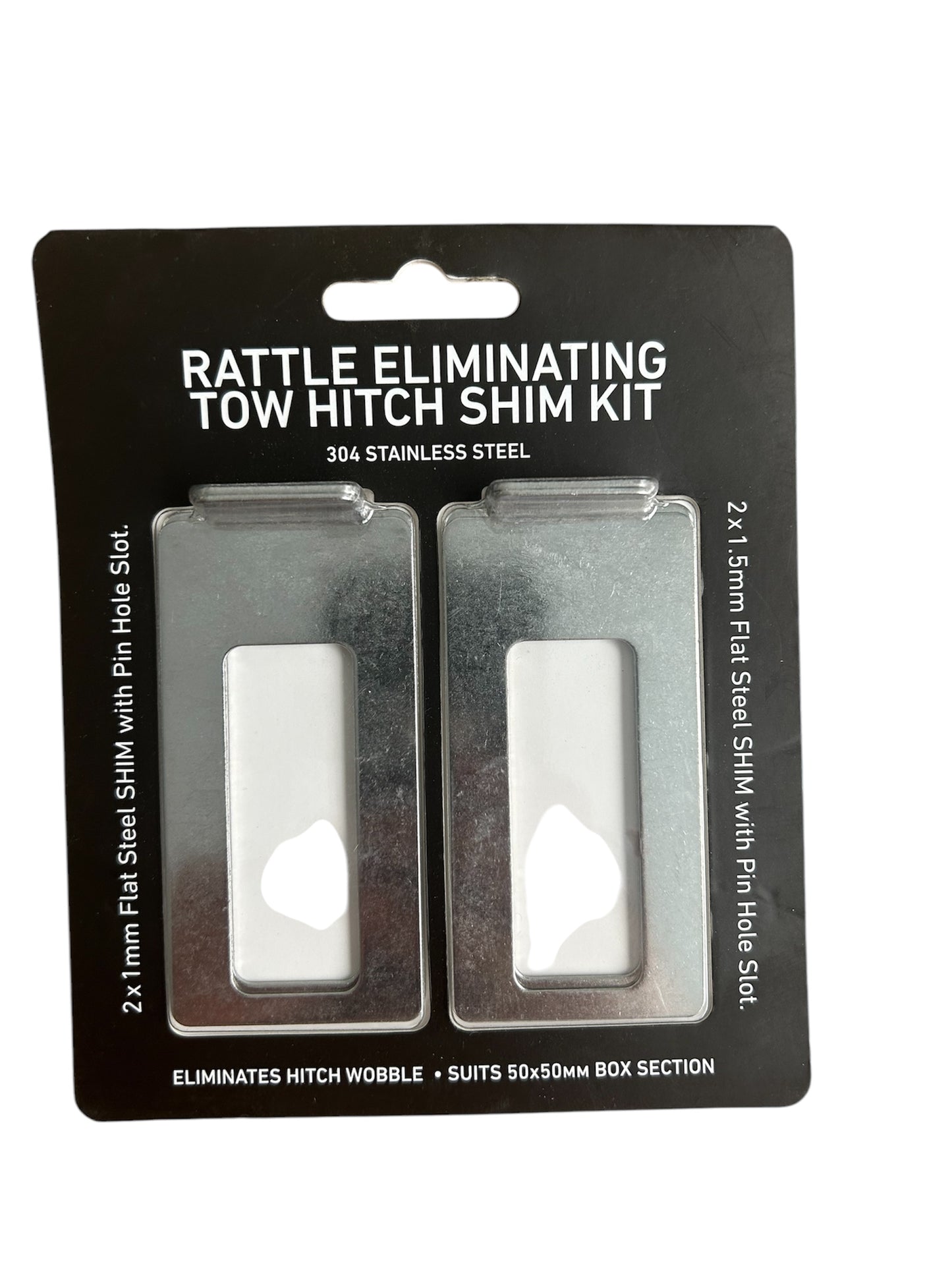 Rattle Eliminating Tow Hitch Shim Kit