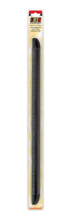 LEDAUT 12V Awning Lamp Black 20cm Cable Blister Pack - 23450BLK