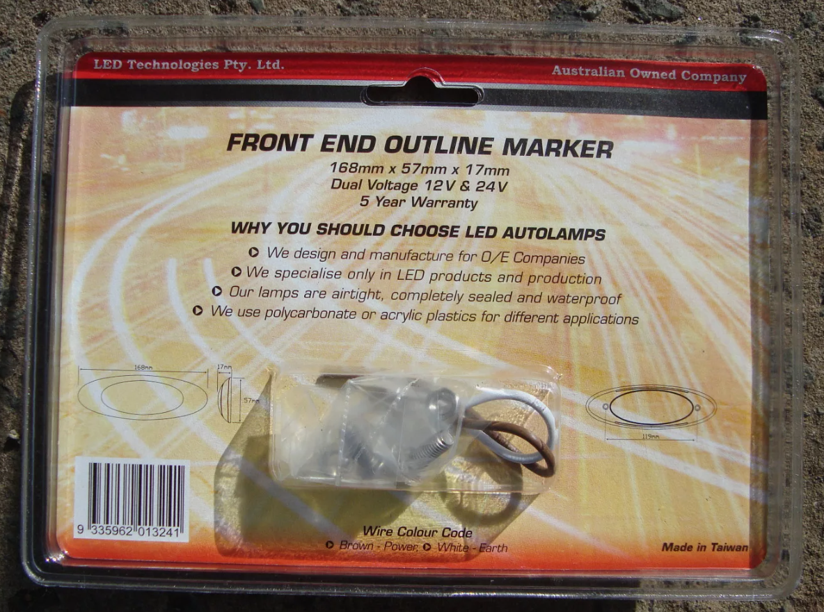Rear End Outlline Marker