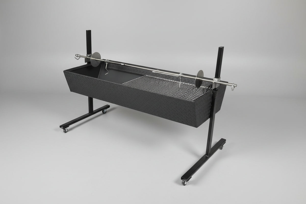 Heavy-Duty Charcoal Spit Rotisserie BBQ - Pick up in store