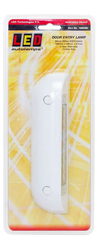 LED Autolamps LED Awning Lamp White 12V 186WW