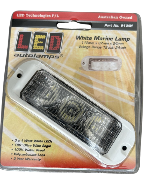LED Autolamps 91 Series  white marine lamp